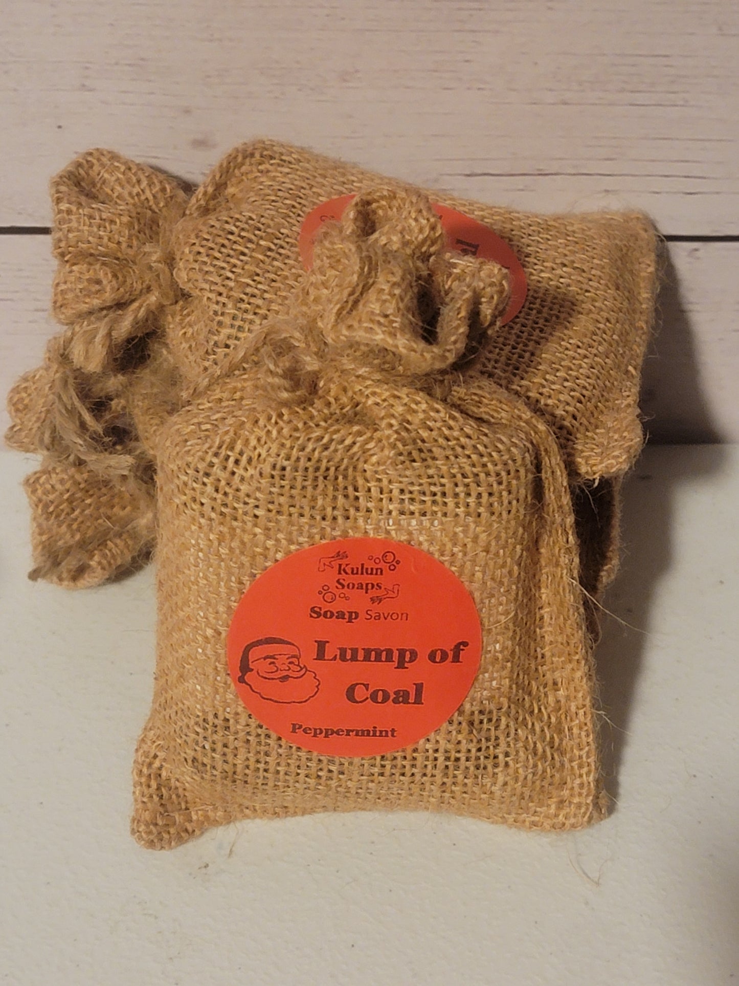 Lump of Coal - Peppermint Soap