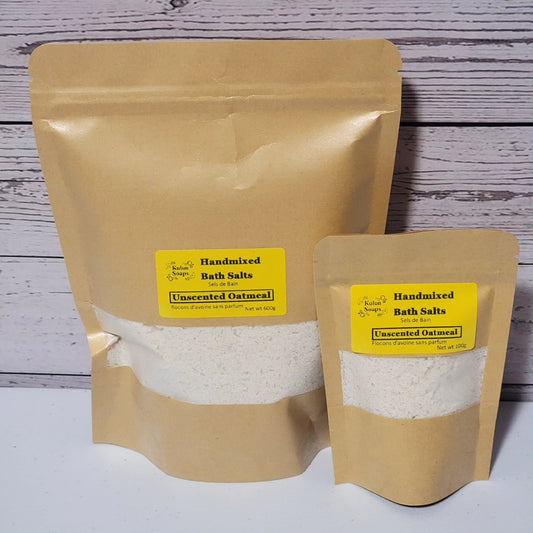 Unscented Oatmeal Bath Salts